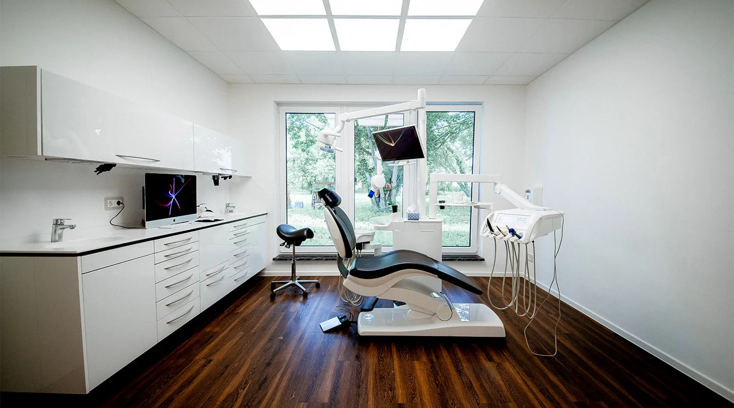 Behandlungszimmer im Zahnkompetenzzentrum Weißenfels